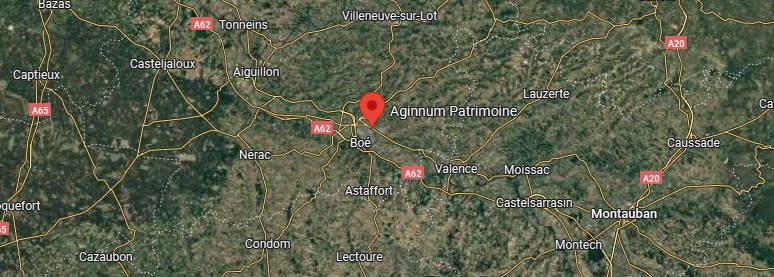 Carte de localisation du cabinet Raphael Bachere Patrimoine